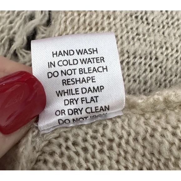 kirra Womens Ivory Long Sleeve Open Front Comfort Cardigan Sweater size XL - Picture 6 of 7